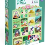 Puzzle DJECO Trei purceluși 35 piese