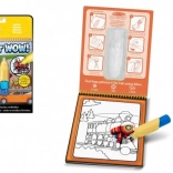 Colorare Magica cu Apă Vehicule de Transport Cărți de Colorat