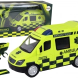 Ambulanță cu lumini intermitente controlată de la distanță