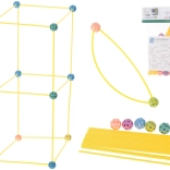 Set de construcție creativă – Tuburi pentru construcția corturilor și structurilor, 75 piese