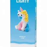 Pastă modelatoare Hey Clay Unicorni 3 pachete, Lighty
