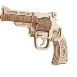 Woodcraft puzzle 3D din lemn – revolver