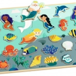 DJECO puzzle din lemn – lumea subacvatică
