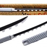 Sabie de samurai pentru copii Nichirin pe baterii, cu sunet – neagră