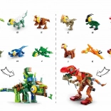 Ou de dinozaur Sluban – mini set de construcție cu dinozauri (1 buc.)