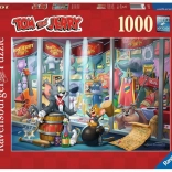 Puzzle 2D 1000 piese Tom și Jerry