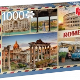 Puzzle Salutări din Roma 1000 piese JUMBO
