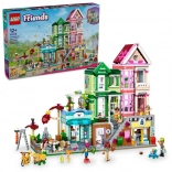 Apartamente și magazine LEGO Friends în orășelul Heartlake