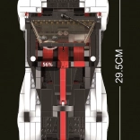Set de construcție mașină sport 960 piese – alb