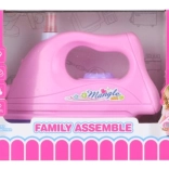 Fier de călcat pentru copii, cu baterii și apă, cu lumină și sunet