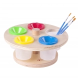 CLASSIC WORLD suport rotativ pentru vopsele cu pahare