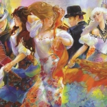 ANATOLIAN Puzzle Orașul Curcubeu 3000 de piese