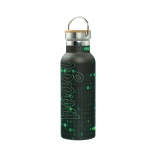 Sticlă termo cu capac de bambus