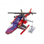 set de construcție compatibil bloxo pompieri – elicopter 168 piese