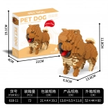 Set de construcție Chow Chow, 800 piese
