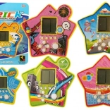 Joc electronic de buzunar Tetris în formă de stea – galben