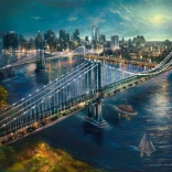 Puzzle Schmidt Luna deasupra Manhattanului 2000 de piese