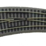 Macaz curbat Piko R3/R2 stânga cu suport