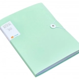 Dosar plastic cu elastic verde A4