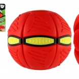 Disc-minge 2în1 din plastic roșu 22 cm