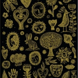 Caiet de notițe design aurie Aurelia DJECO