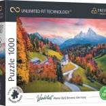 Puzzle TREFL UFT Wanderlust: La poalele Alpilor, 1000 piese