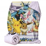 Pled cu motiv Pokémon Eevee 100x150 cm