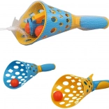 Coș cu minge de aruncat pentru copii