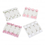 Agrafe de păr cu motiv floral - set de 32 bucăți
