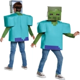 Costum de zombie Minecraft pentru copii 110–122 cm (4–6 ani) de la Disguise