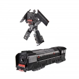 Robot metalic demontabil locomotivă neagră