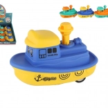 bărcuță din plastic cu volant – apasă și pornește 10 cm
