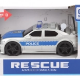 Mașină de poliție pe baterii cu lumini și sunete