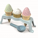 ANDRONI forme pentru nisip – înghețată pe suport, set de 8 piese