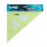 triunghi dreptunghic neon 16 cm