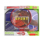 Coș de baschet mare cu minge și pompă