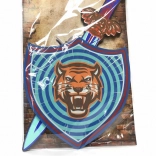 Sabie și scut din spumă cu motiv de tigru