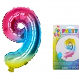 Balon gonflabil curcubeu numărul 9