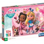 Puzzle Brutăria lui Alice în Țara Minunilor 104 piese CLEMENTONI