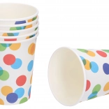 Pahare de petrecere cu puncte 250 ml, 6 buc