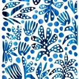 Termotransferuri - Frunze Albastre