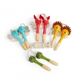 Coardă de sărit cu mânere cu animale pentru copii