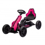 Kart cu pedale pentru copii Baby Mix Speedster, roz