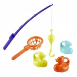 Prinderea rățuștelor – set cu undiță, plasă și 3 rățuște