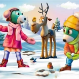 Puzzle Treflici Timp de Crăciun 30 piese