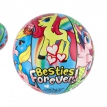 Mingea colorată gonflabilă pentru copii cu motiv de Ponei