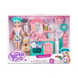 Set de copt Sparkle Girlz cu păpușă 27 cm