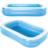 piscină gonflabilă de grădină Bestway, albastră, 262 × 175 × 51 cm