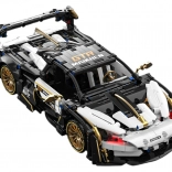 Set de construcție mașină sport alb-negru 1242 piese