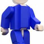 Figurină SEVÁČEK albastră – mare și mică